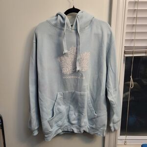 Light Blue Hoodie for Men